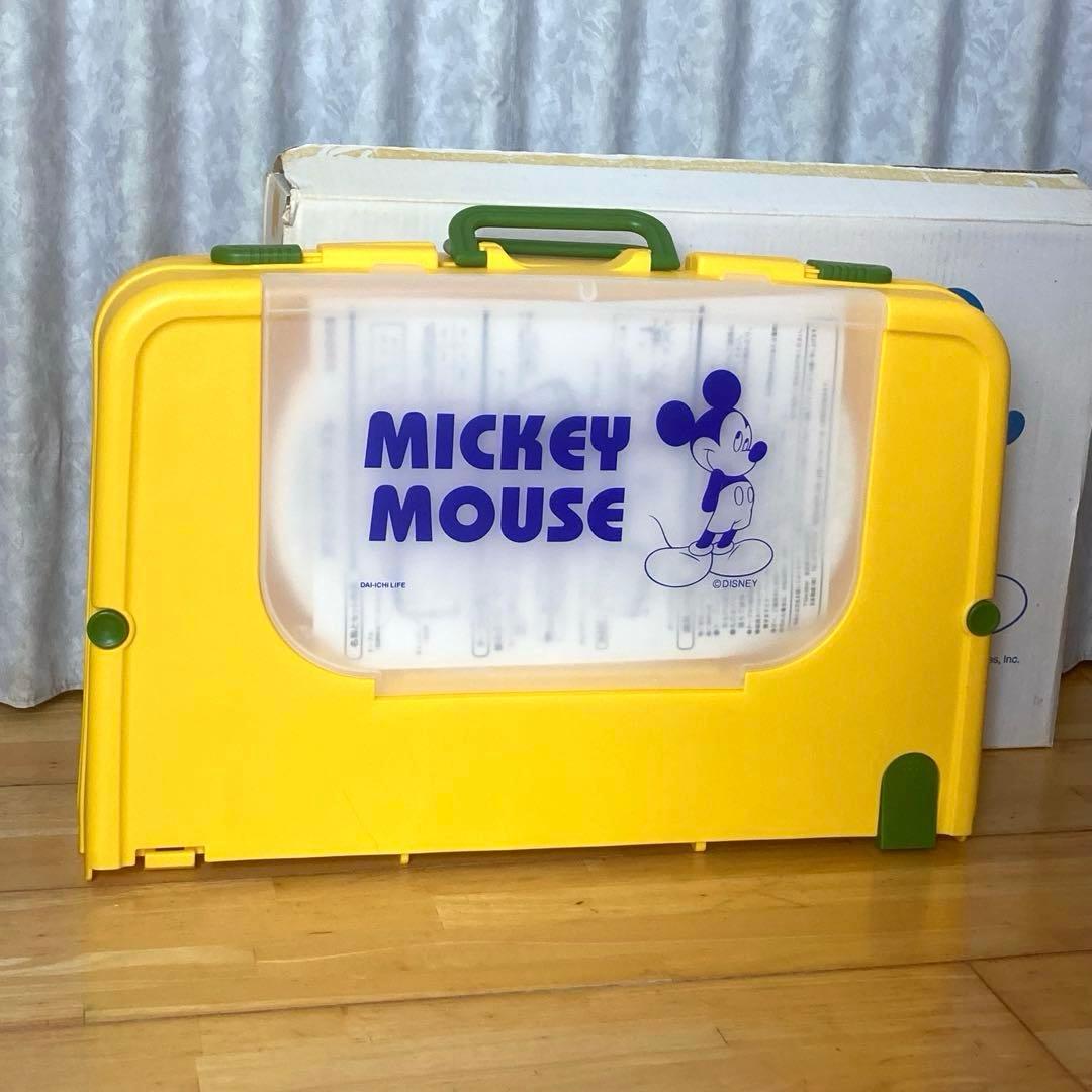 ミッキーマウス　ピクニック テーブル　食器セット　未使用品　【 美品 】 — image 2