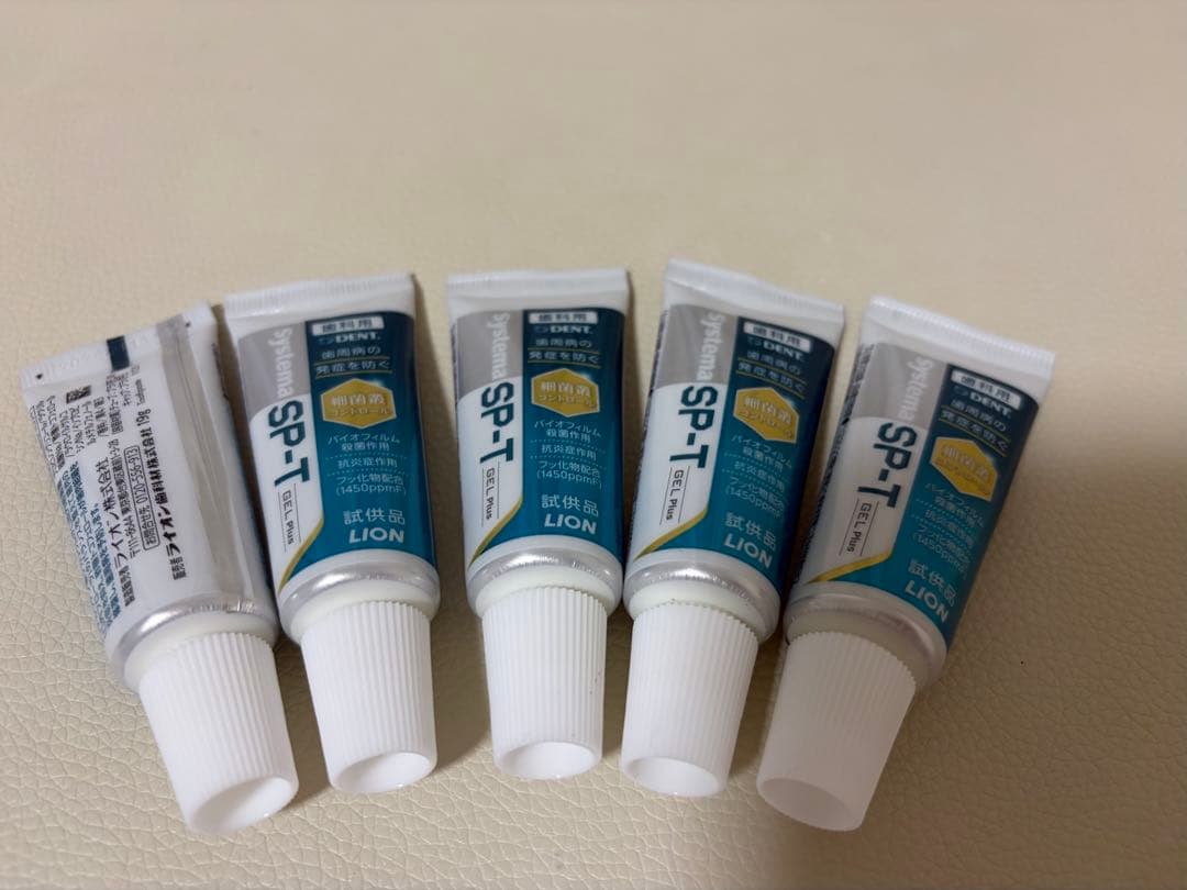LION Systema SP-T GEL Plus 歯磨き粉 5本セット — image 2
