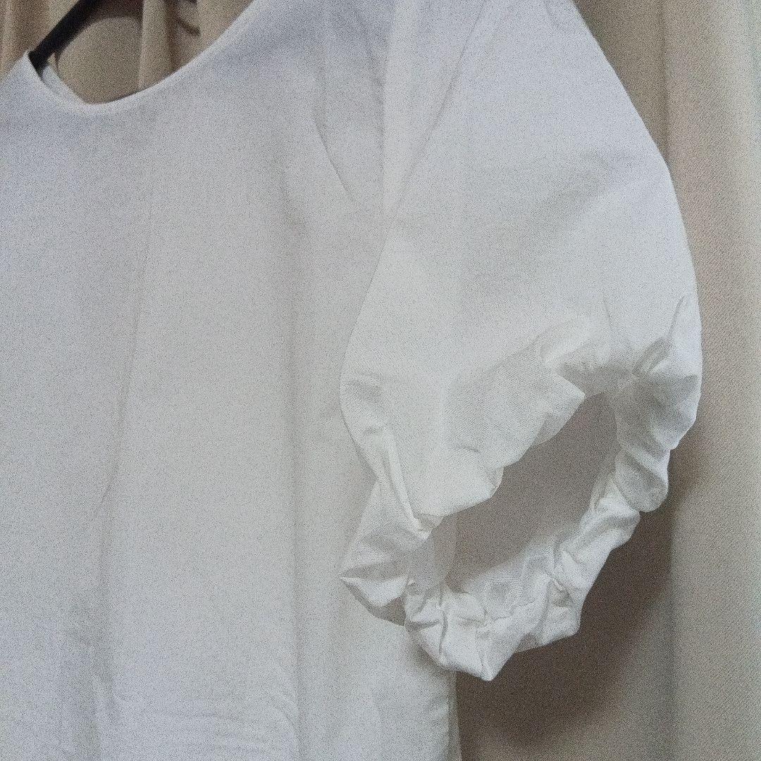 お値下げしました。半袖ブラウスホワイトMサイズ — image 3