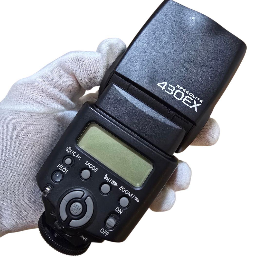 Canon スピードライト 430EX ストロボ ケース付 ジャンク — image 5