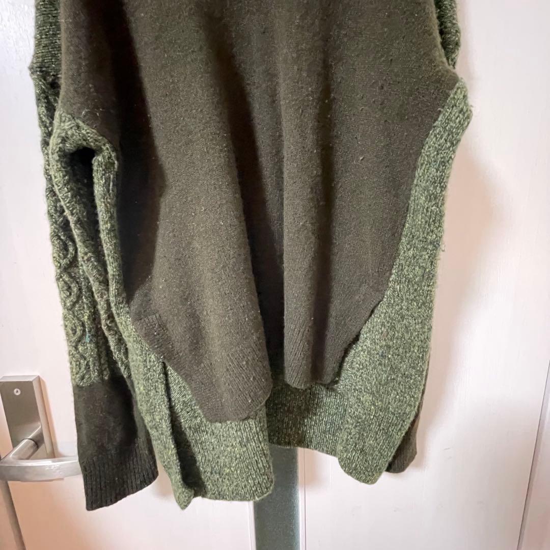 ALDRIDGE アルドリッジ　オリーブグリーン セーター F 長袖 — image 5