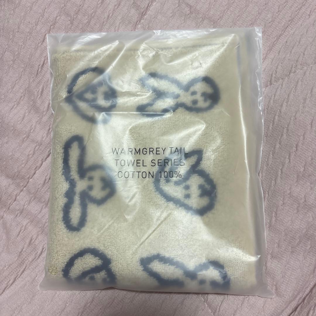 タイムセール中☆韓国 ウォームグレーテイル うさぎ bunny ハンドタオル — image 3