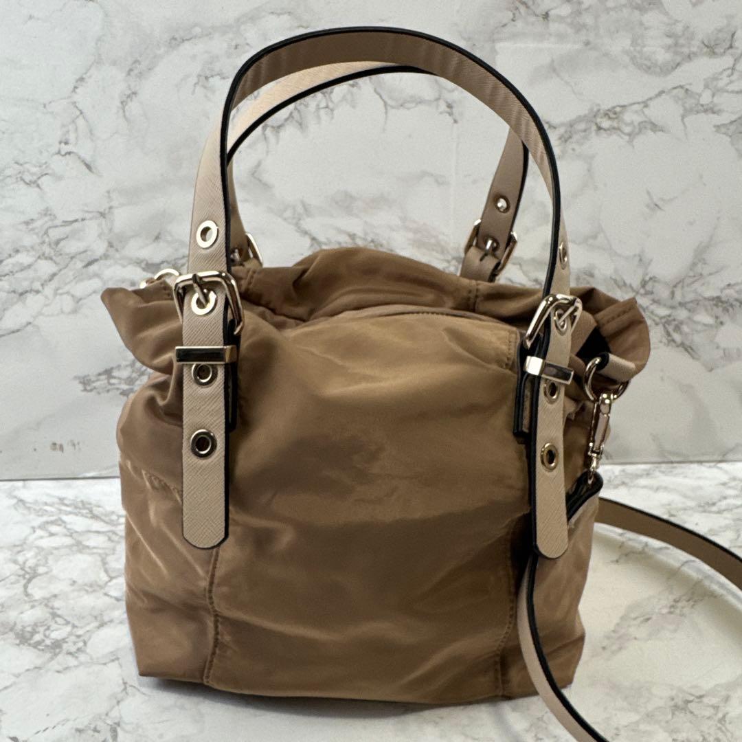 ほぼ未使用品 ZARA BASIC ザラベーシック 2wayミニハンドバッグ — image 2