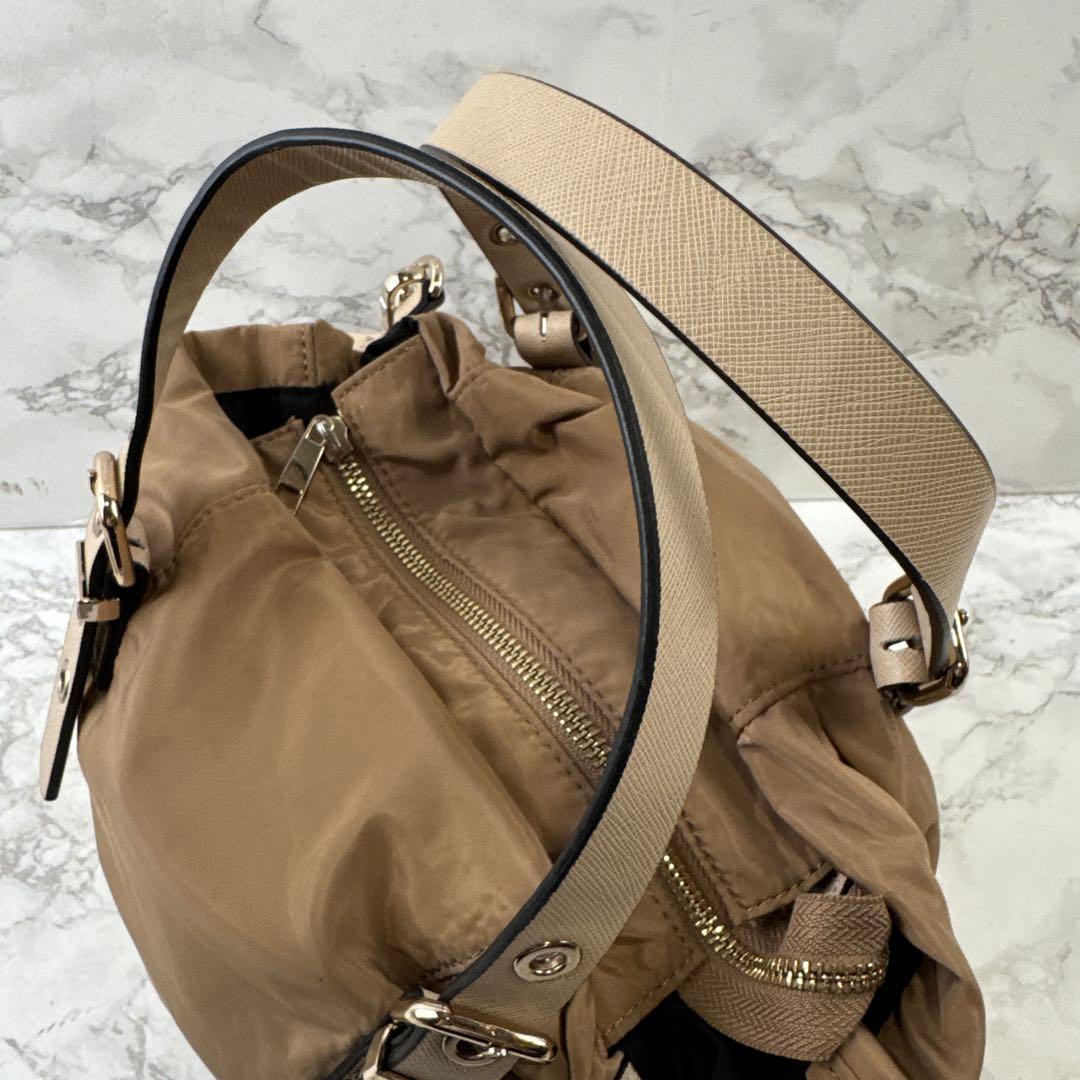 ほぼ未使用品 ZARA BASIC ザラベーシック 2wayミニハンドバッグ — image 3
