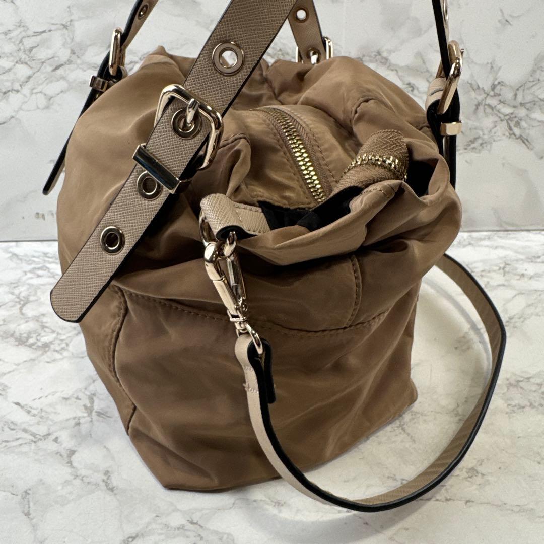 ほぼ未使用品 ZARA BASIC ザラベーシック 2wayミニハンドバッグ — image 4
