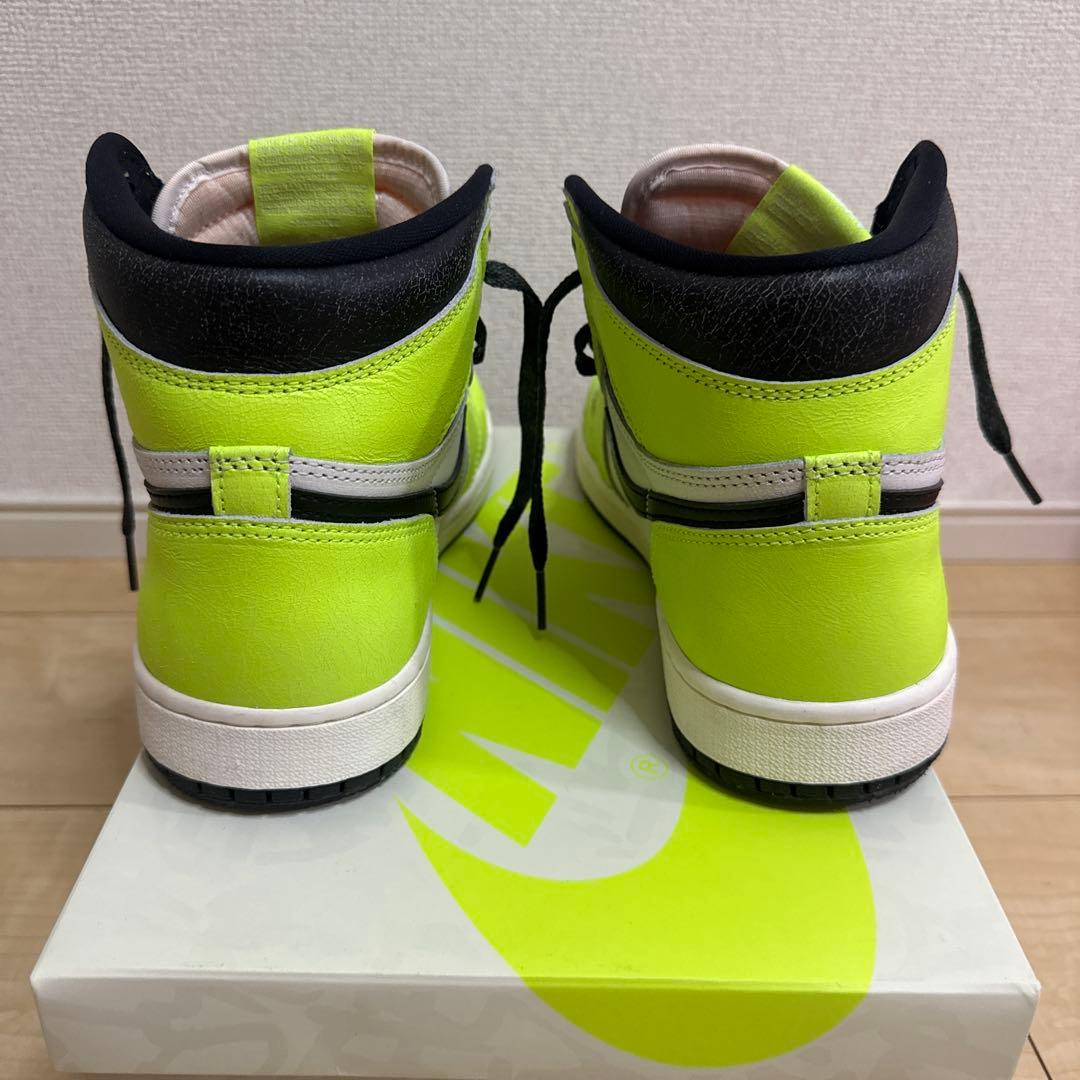 美品！NIKE AIR JORDAN 1 HIGH OG VOLT スニダン購入 — image 4