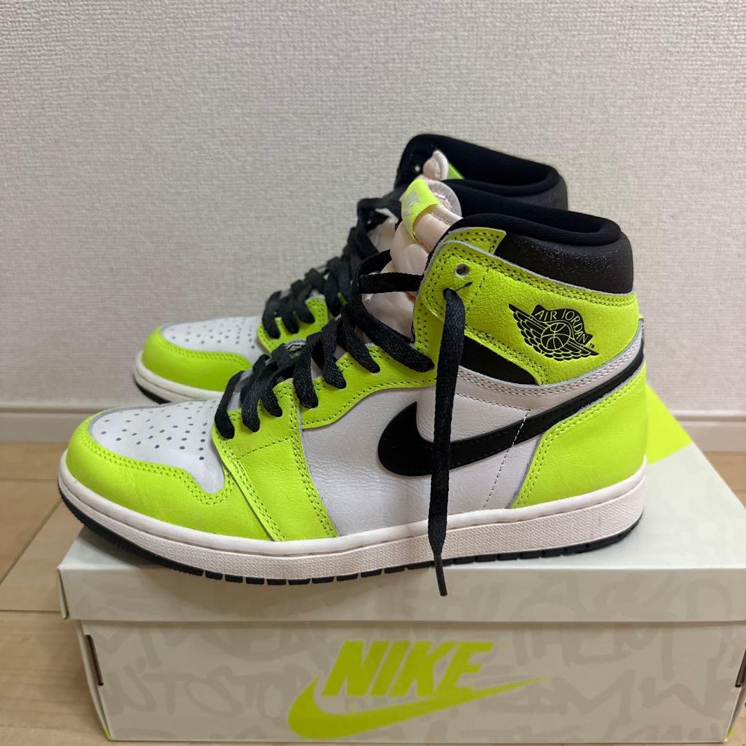 美品！NIKE AIR JORDAN 1 HIGH OG VOLT スニダン購入 — image 5