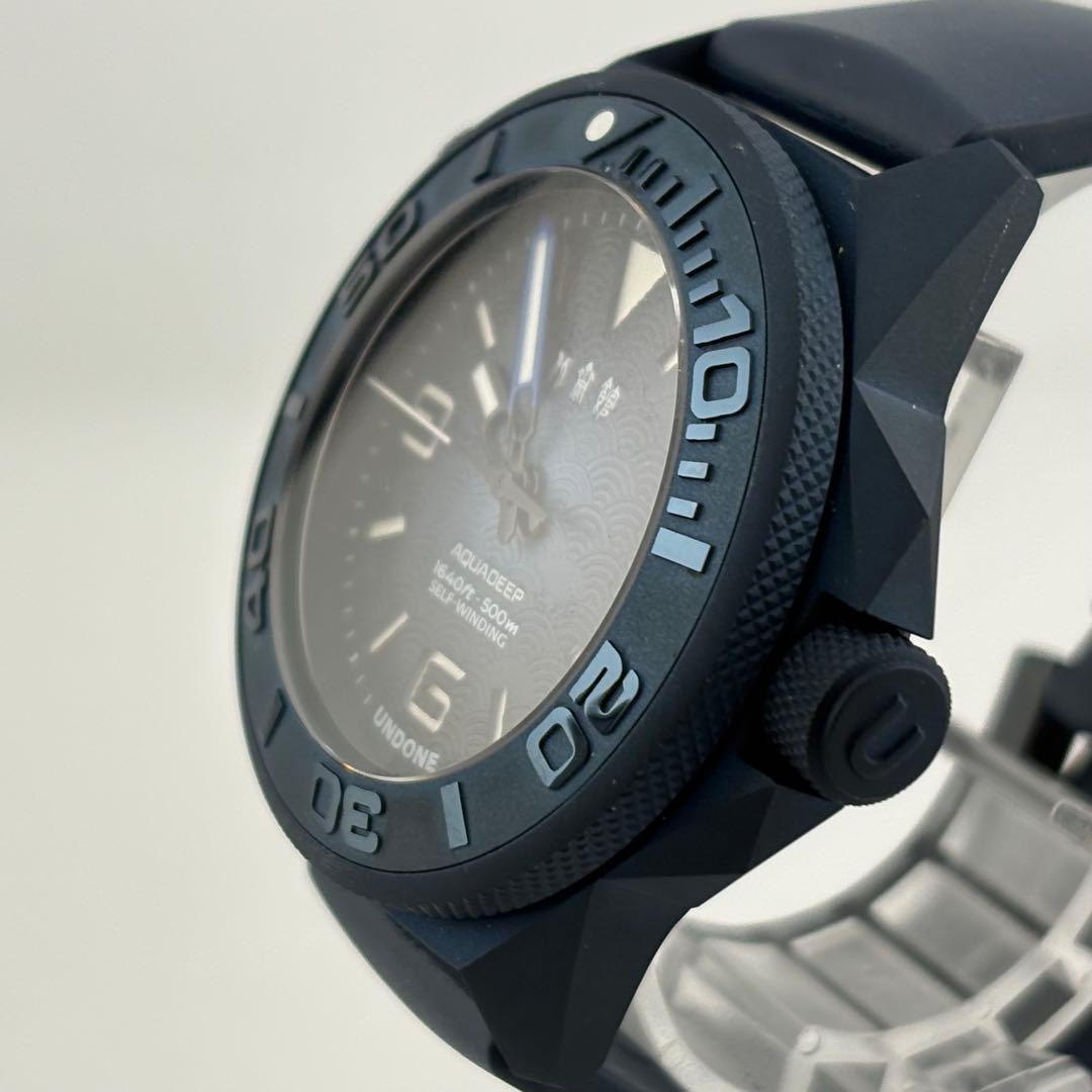 【新品未使用】UNDONE アンダーン 北斎館 コラボ ブルー 箱付 — image 2