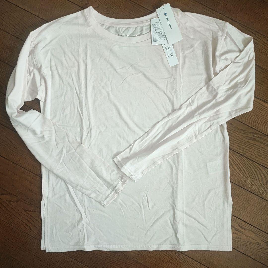 グローバルワーク ヘビロッTee セミシアーT長袖 カットソー Tシャツ — image 4