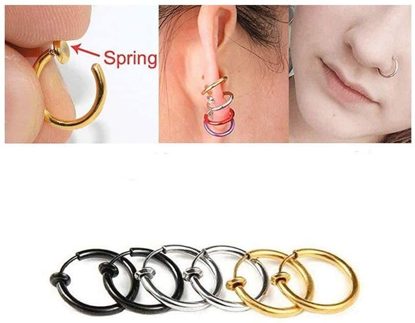 13mm イヤリング　3個　フェイクピアス 両耳用 — image 2