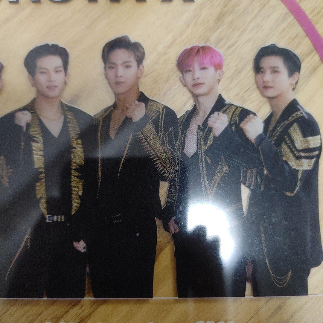 週末特別価格　韓流アイドルMONSTA X(メンバー7人)非売品クリアーうちわ — image 5