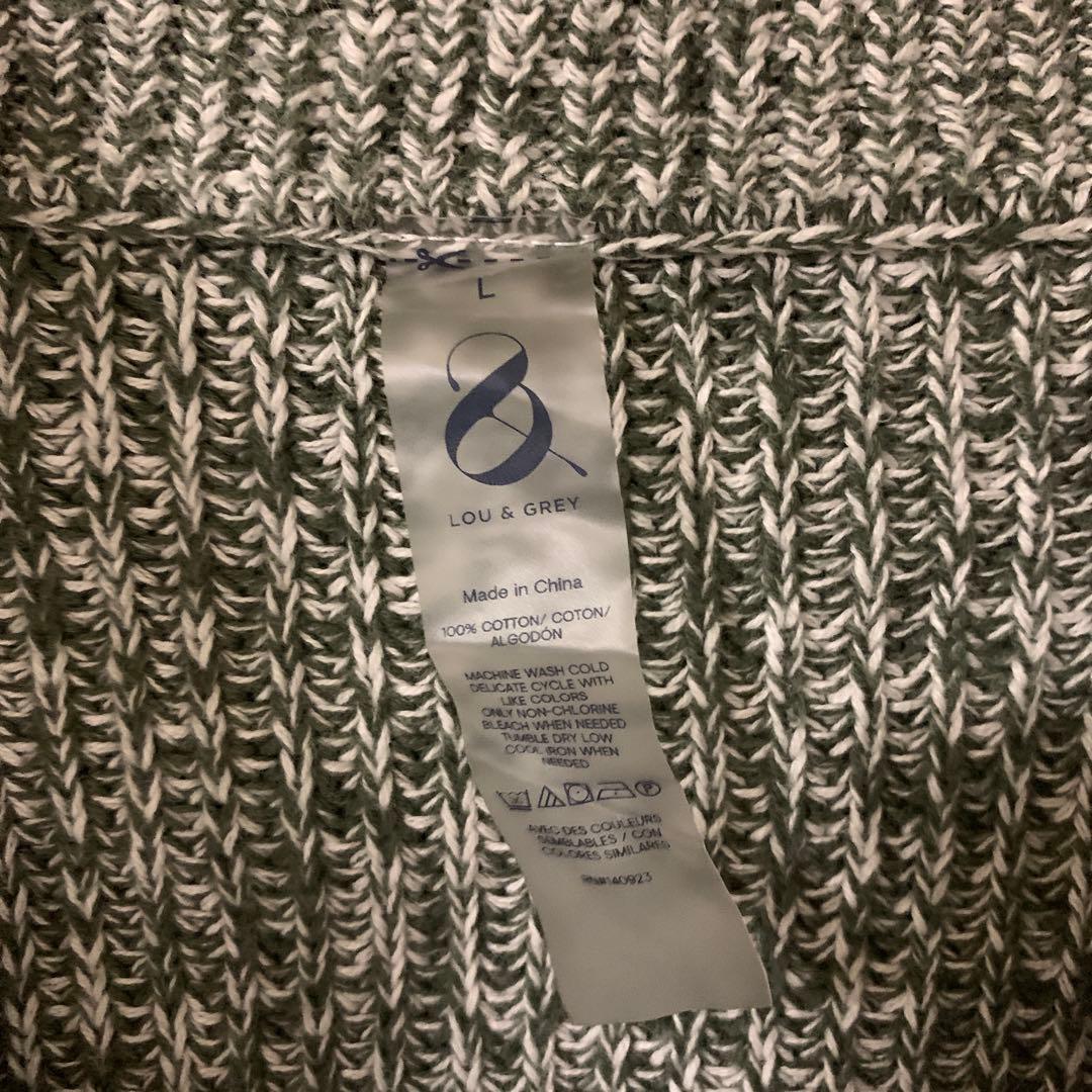 LOU & GREY グレー ハイネックセーター 【L】　コットン素材 — image 3