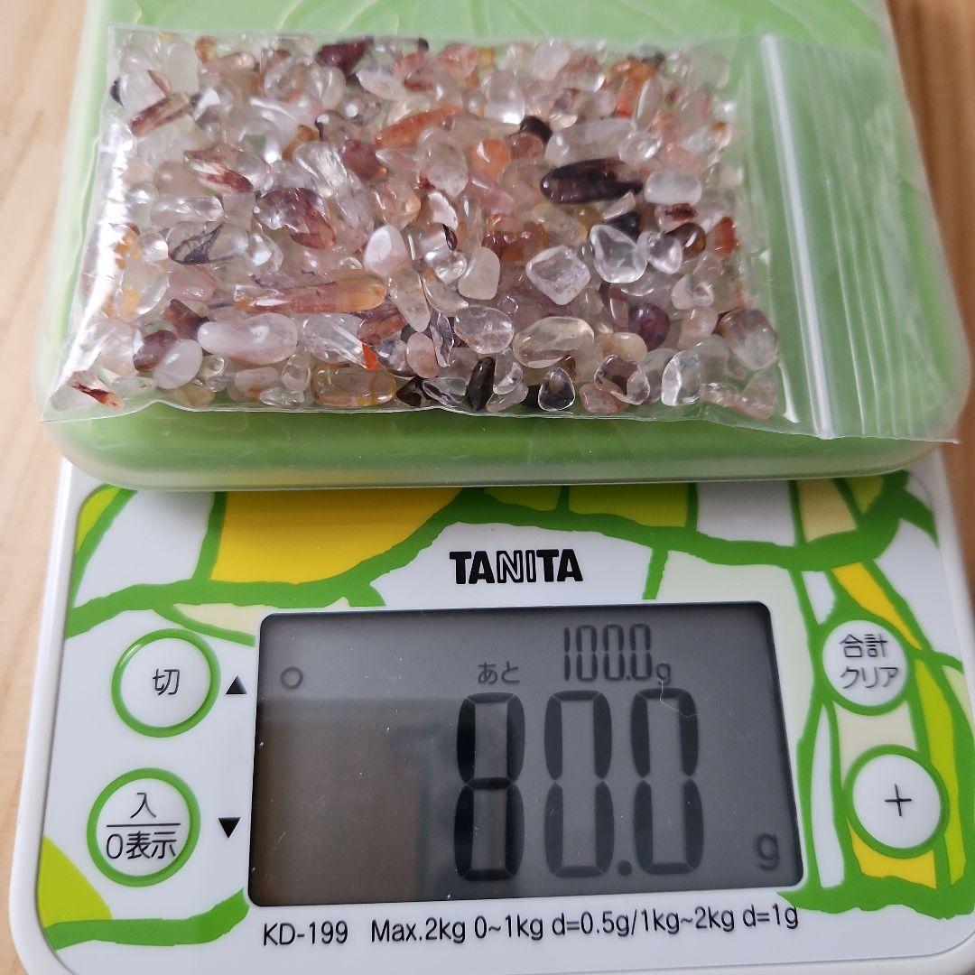 ファイアークォーツ さざれ石 約80g 天然石 鉱物 パワーストーン — image 4