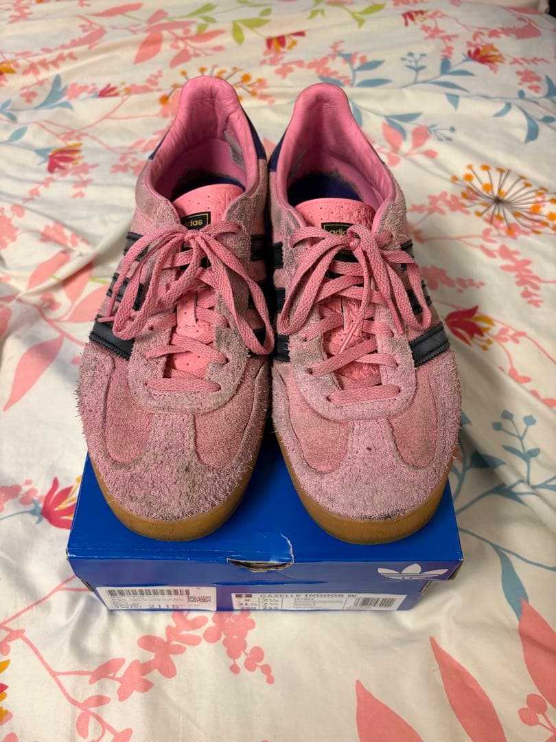 adidas GAZELLE INDOOR W ピンク 26.0cm — image 4