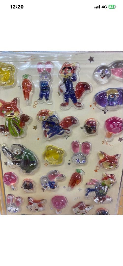 ズートピア うるちゅる POP SEAL ステッカー2枚組　送料￥160込み — image 4