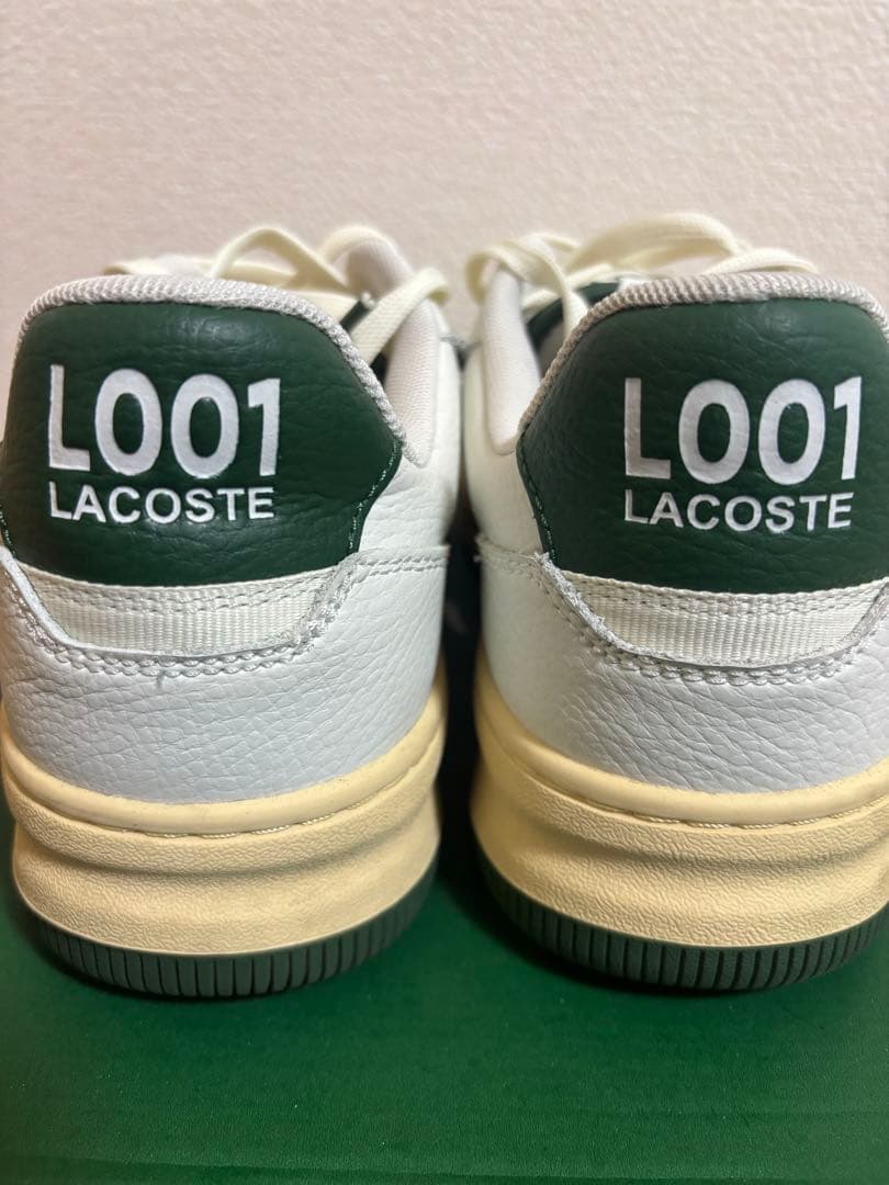 LACOSTE ホワイト グリーン スニーカー — image 4