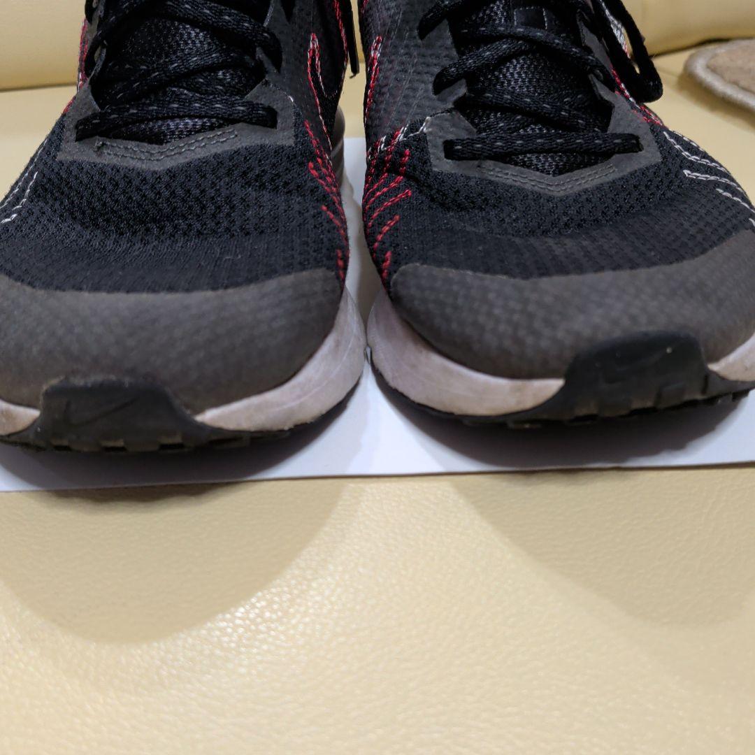 NIKE　ナイキ　スニーカー　シューズ　ブラック　27.5cm　運動靴　黒　赤 — image 4