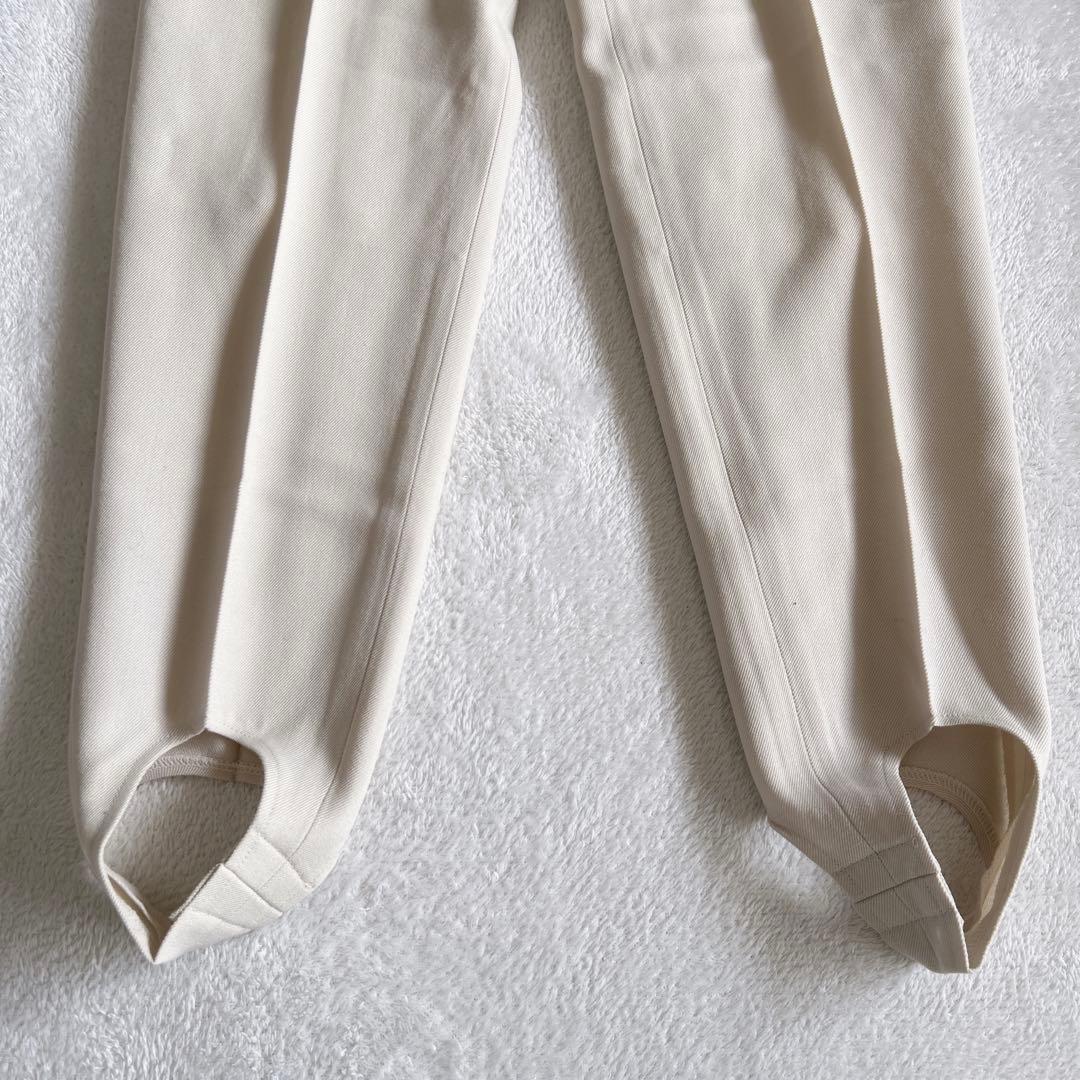 トレンカパンツ スターラップパンツ ヴィンテージ レトロ 日本製 アイボリー — image 5