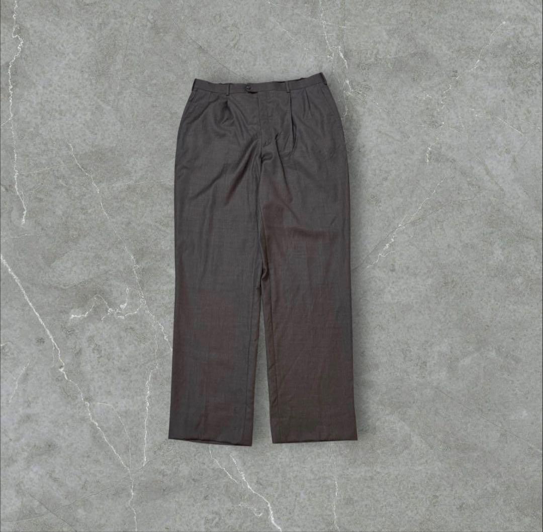 MILANO ROMA slacksロングツータックドレスダークグレーパンツ — image 2