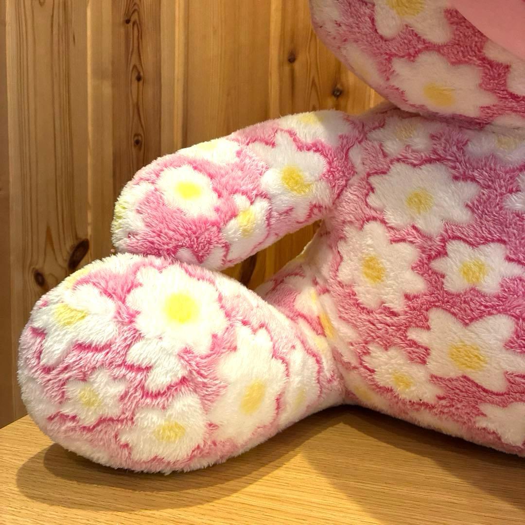 ぬいぐるみ　カラフルくまさん　花柄　くま　クマ　熊　ピンク系 — image 5