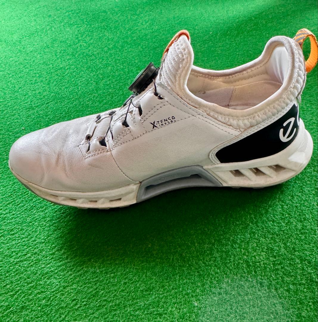 ECCO ホワイト ゴルフシューズ EU41/26CM（CN260/2.5) — image 2