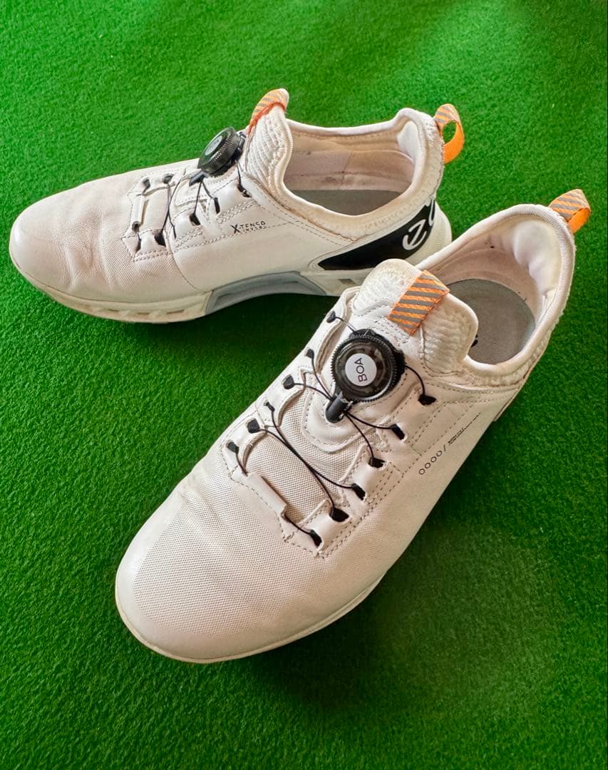 ECCO ホワイト ゴルフシューズ EU41/26CM（CN260/2.5) — image 3