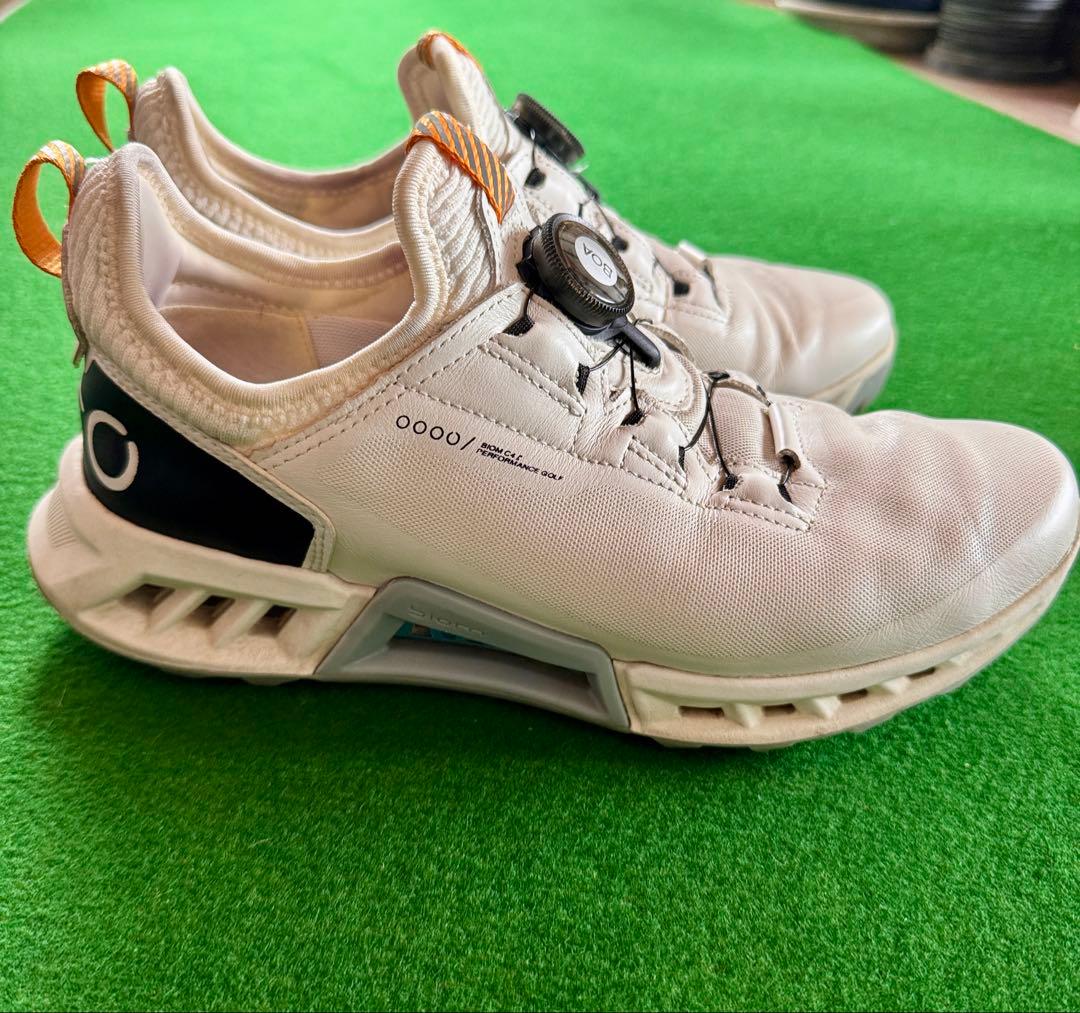 ECCO ホワイト ゴルフシューズ EU41/26CM（CN260/2.5) — image 5