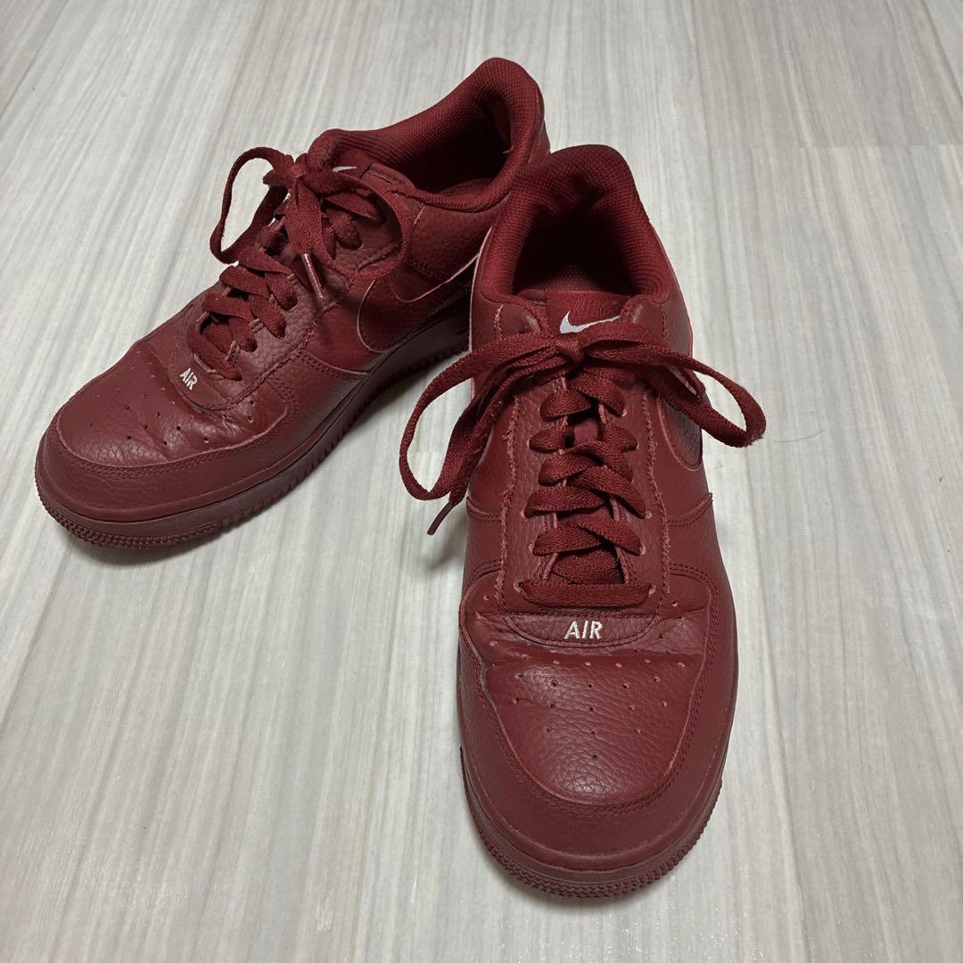 NIKE AIR FORCE 1 バーガンディ — image 2