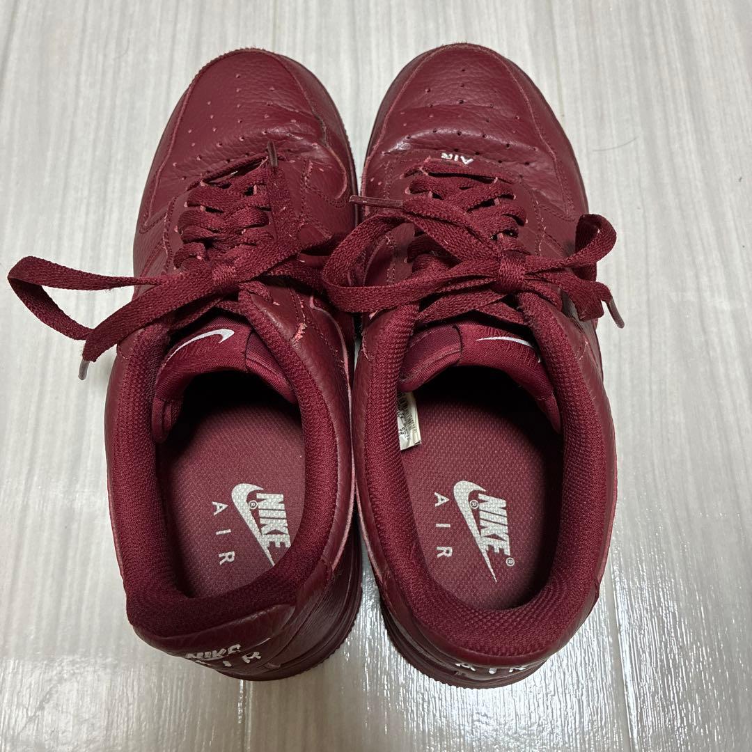 NIKE AIR FORCE 1 バーガンディ — image 5