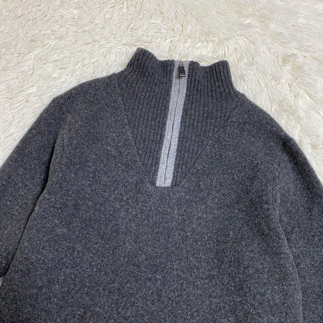 スコットランド製　Lochaven ハーフジップ　ウール　セーター　M メンズ — image 3