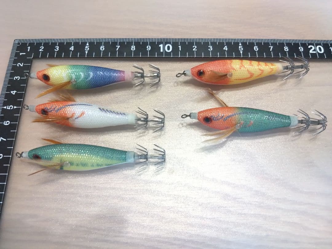 【新品】夜光 浮きスッテ 5本セット イカメタル オモリグ — image 2