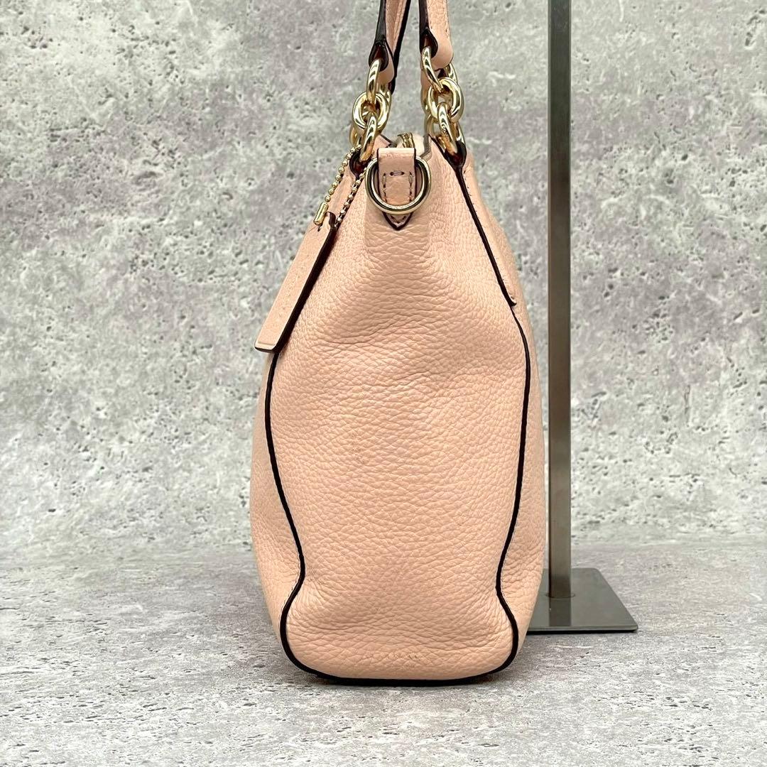 Coach Kelsey blush pink pebble hand bag — image 4