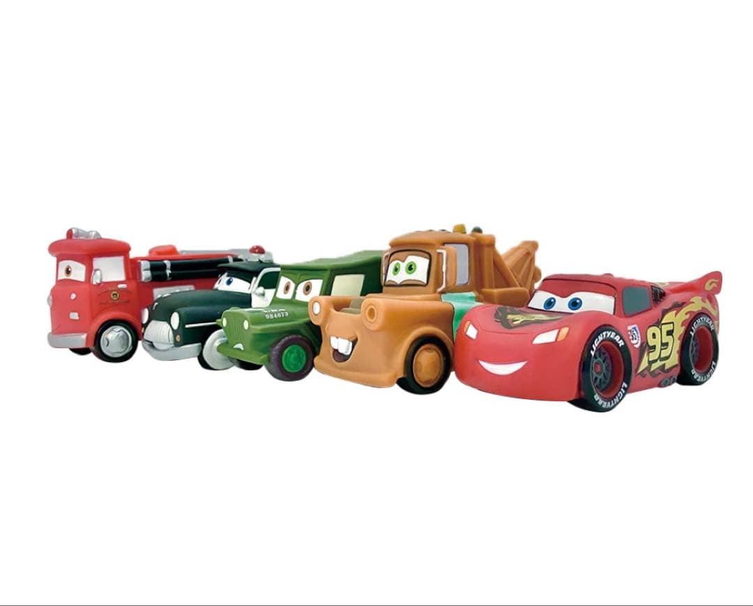 【超美品】DISNEY STORE限定カーズ お風呂 フィギュアセット — image 2