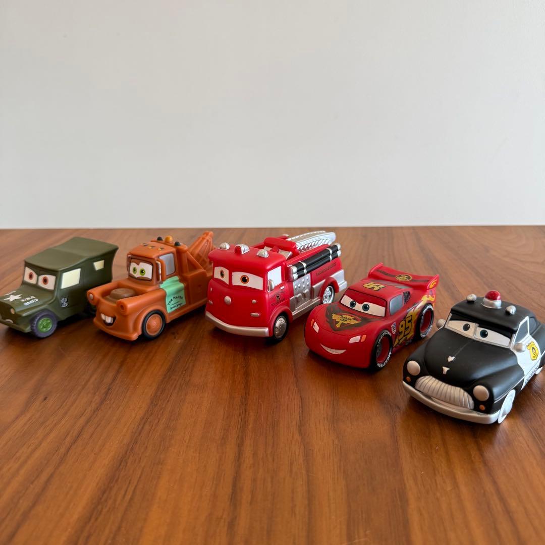 【超美品】DISNEY STORE限定カーズ お風呂 フィギュアセット — image 4