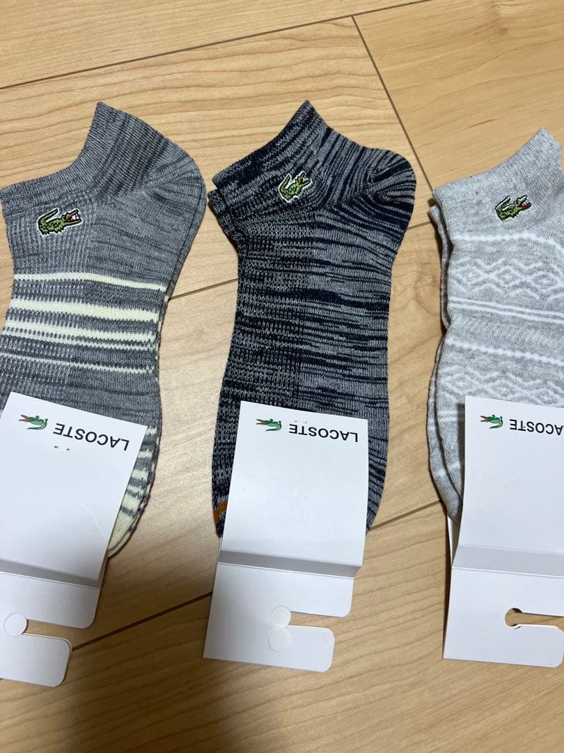 LACOSTE ラコステ メンズソックス 4足セット 25~27cm 一着限リ — image 3