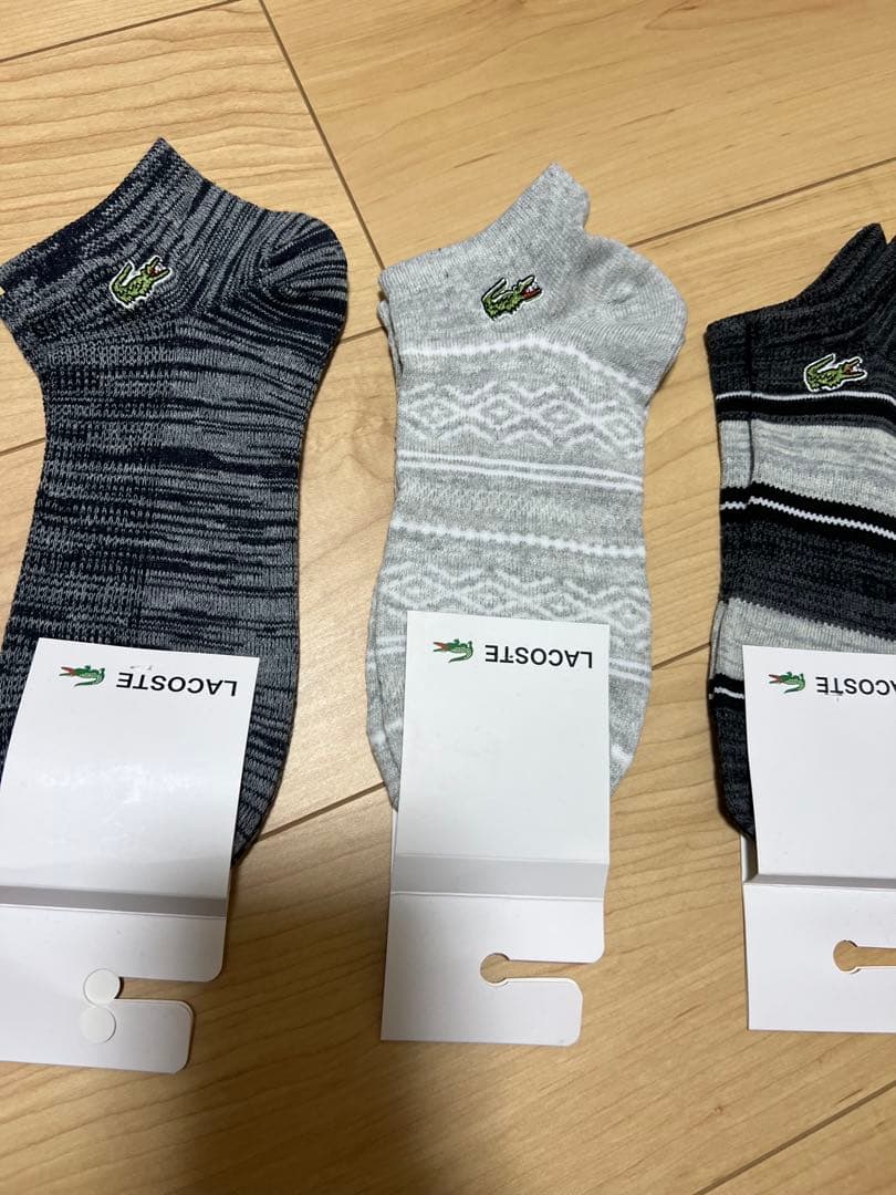 LACOSTE ラコステ メンズソックス 4足セット 25~27cm 一着限リ — image 4