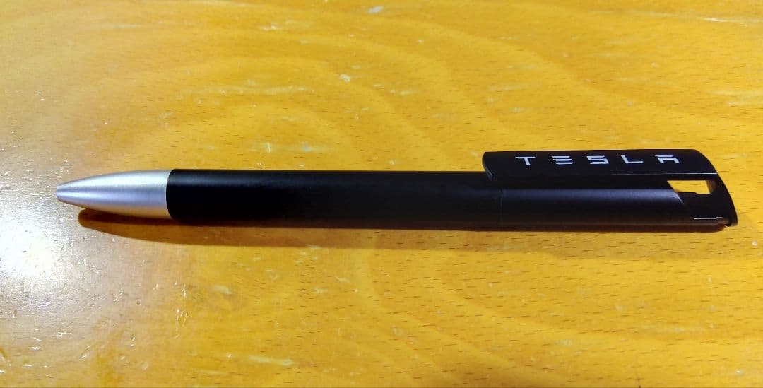 【未使用新品】TESLA ボールペン ノベルティ 黒細字インク — image 2