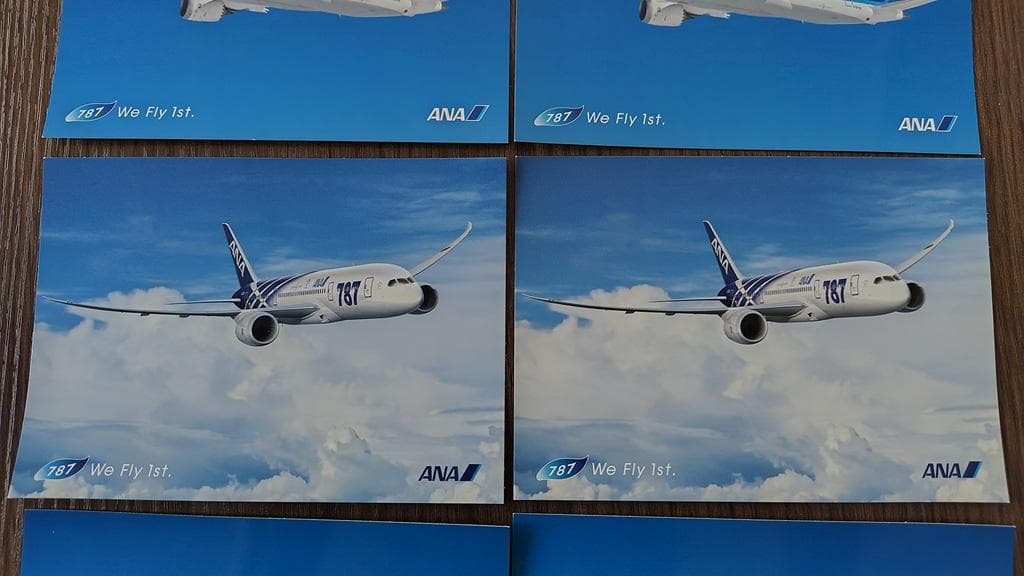 ANA 航空機 ポストカード 10枚セット — image 3
