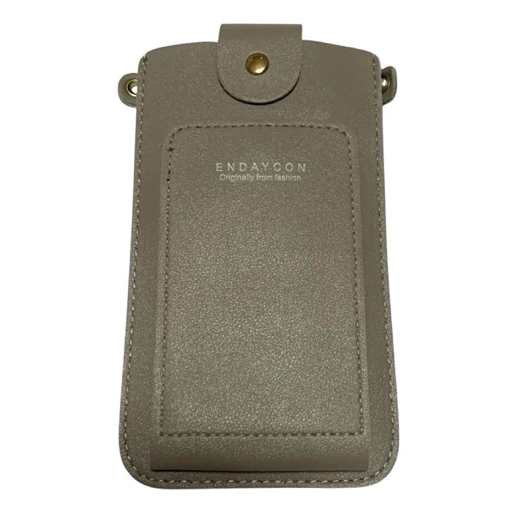 ENDAYCON スマホショルダーバッグ グレー — image 2