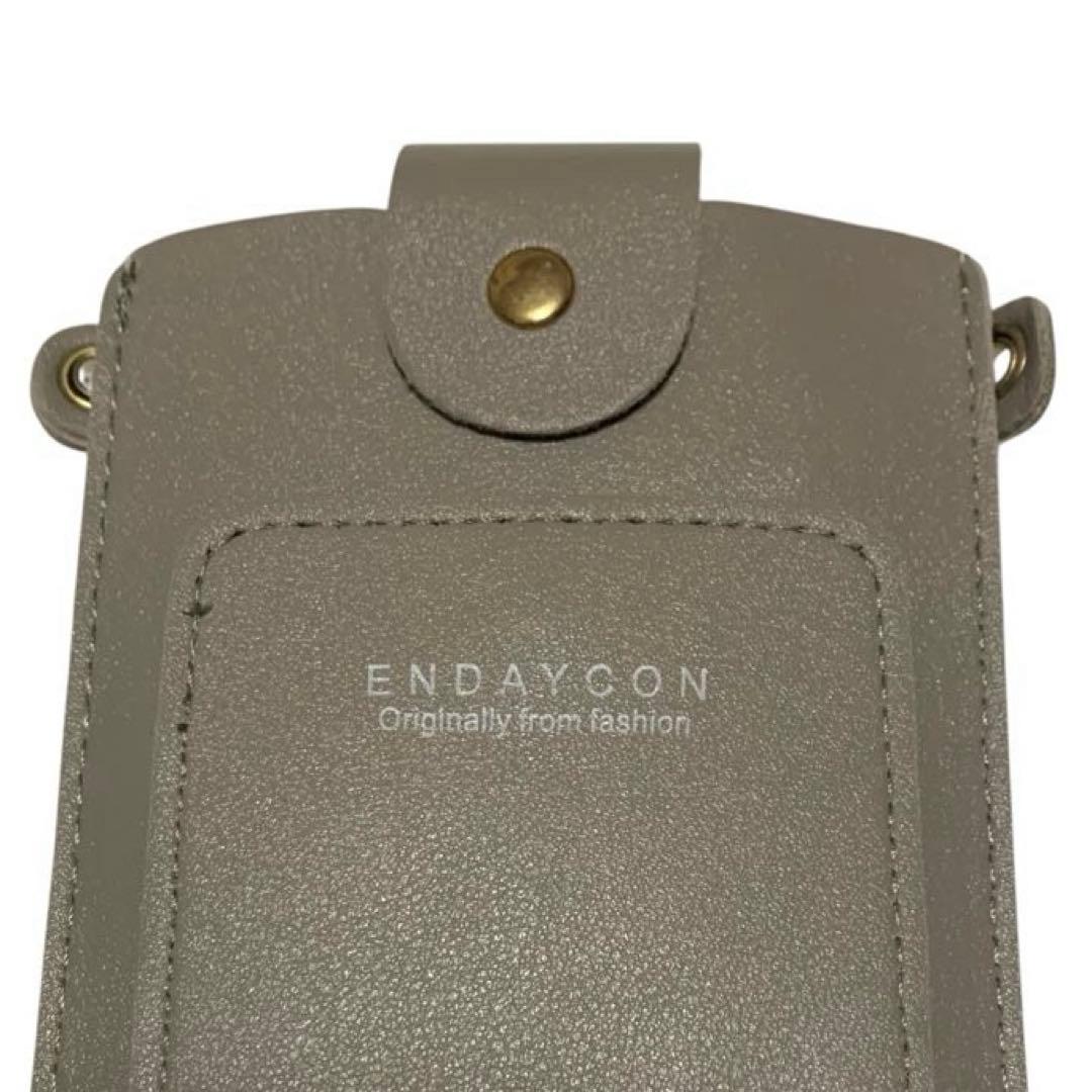 ENDAYCON スマホショルダーバッグ グレー — image 3