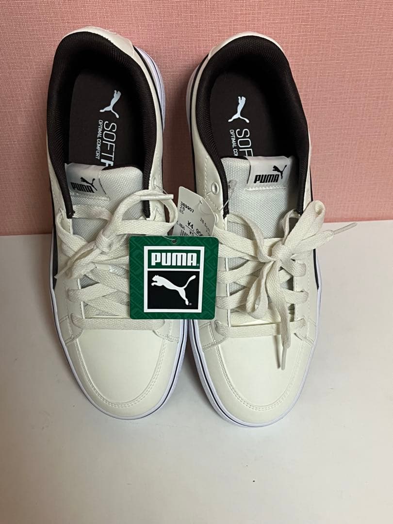 新品未使用⭐︎PUMA スニーカー ホワイト &ブラウン26.5cm — image 2