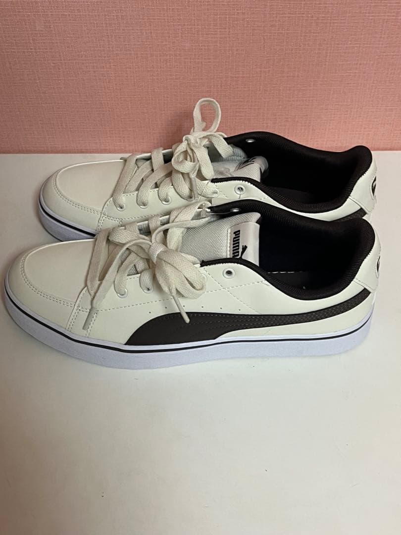 新品未使用⭐︎PUMA スニーカー ホワイト &ブラウン26.5cm — image 3
