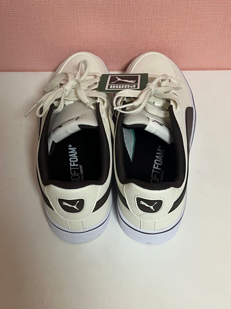 新品未使用⭐︎PUMA スニーカー ホワイト &ブラウン26.5cm — image 4