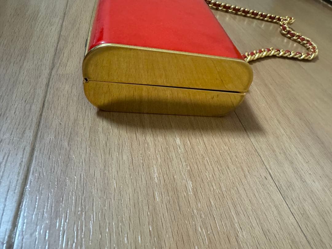 希少　miu miu エナメル　チェーンバッグ　がま口　ヴィンテージ — image 4