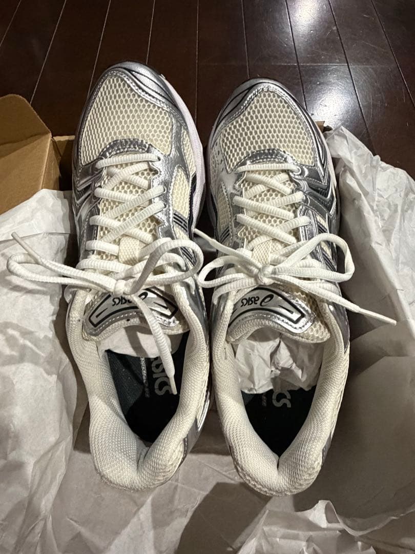 KITH × Asics Gel-Kayano 14 Cream/Scarab" — image 3