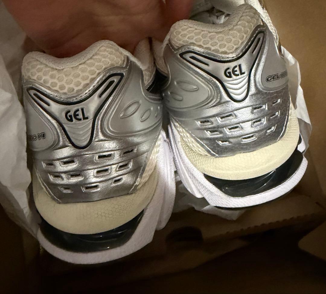 KITH × Asics Gel-Kayano 14 Cream/Scarab" — image 5