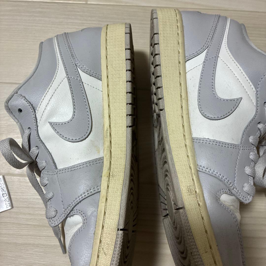 Nike Air Jordan 1 Low Grey White — image 2