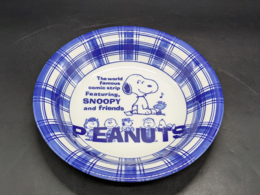 SNOOPY カレー皿 パスタ皿 5枚セット チェック柄 — image 2