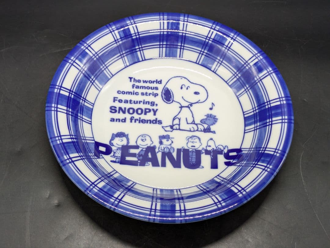 SNOOPY カレー皿 パスタ皿 5枚セット チェック柄 — image 5