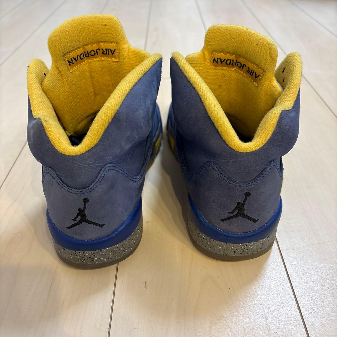 NIKE エアジョーダン 5 ブルー/イエロー — image 2